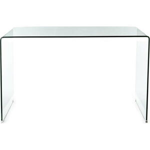 Skleněný pracovní stůl 70x126 cm – Tomasucci
