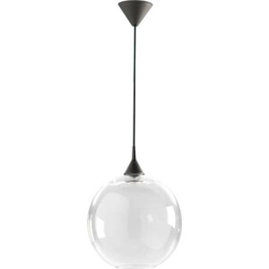 Bílé závěsné svítidlo z recyklovaného skla Really Nice Things, ø 33 cm