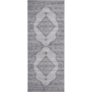 Světle šedý koberec Nouristan Carme, 80 x 200 cm