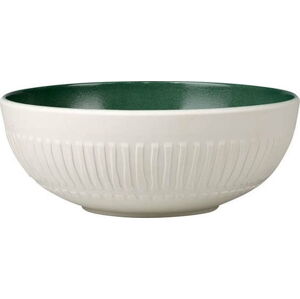 Bílo-zelená porcelánová miska Villeroy & Boch Blossom, 850 ml