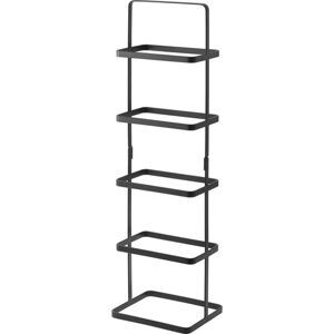 Černý vysoký stojan na boty YAMAZAKI Tower Shoe Rack