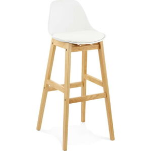 Bílá barová židle Kokoon Elody, výška 102 cm