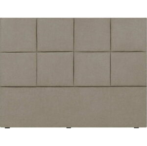 Krémové čelo postele Mazzini Sofas Barletta, 200 x 120 cm