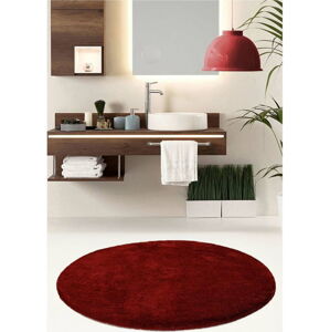 Červený koberec Milano, ⌀ 90 cm