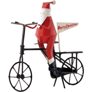 Vánoční dekorace G-Bork Santa on Bike