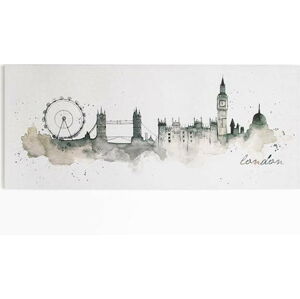 Obraz Graham & Brown London Watercolour, 120 x 50 cm
