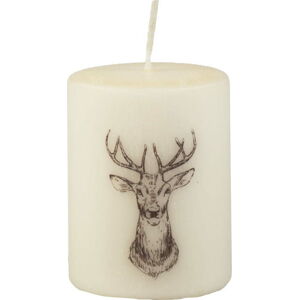 Krémově bílá svíčka Unipar Deer, doba hoření 32 h