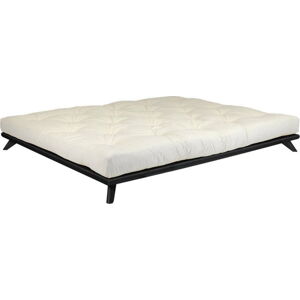 Dvoulůžková postel Karup Design Senza Bed Black, 180 x 200 cm