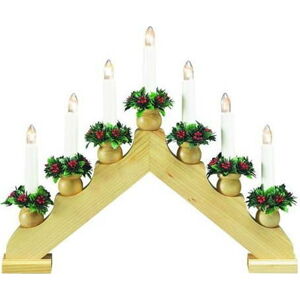 Světelná dekorace s vánočním motivem v přírodní barvě Tomas – Markslöjd