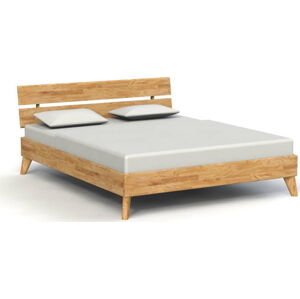 Dvoulůžková postel z dubového dřeva 140x200 cm Greg 2 - The Beds