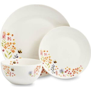 12dílný set nádobí z porcelánu Cooksmart ® Bee Happy