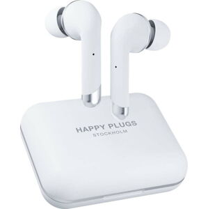 Bílá bezdrátová sluchátka Happy Plugs Air 1 Plus In-Ear