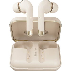 Bezdrátová sluchátka ve zlaté barvě Happy Plugs Air 1 Plus In-Ear