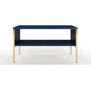 Tmavě modrý konferenční stolek Skandica Polka, 80 x 37 cm