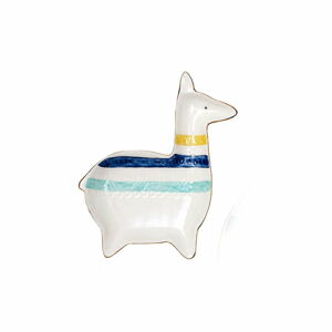 Porcelánový tácek na šperky Ladelle Nomad Llama, délka 16,5 cm