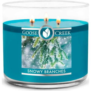 Vonná svíčka Goose Creek Snowy Branches, doba hoření 35 h
