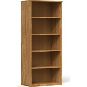 Knihovna z dubového dřeva 74x176 cm Vento - The Beds