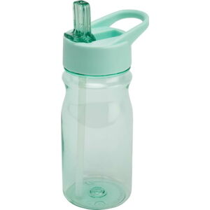 Zelenomodrá lahev s víkem a brčkem Addis Bottle Blue Haze, 500 ml