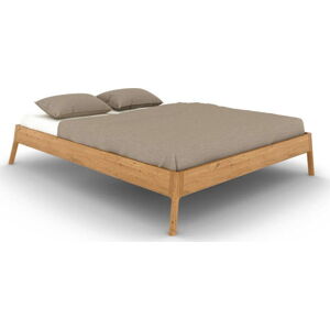 Dvoulůžková postel z dubového dřeva v přírodní barvě 160x200 cm Twig – The Beds