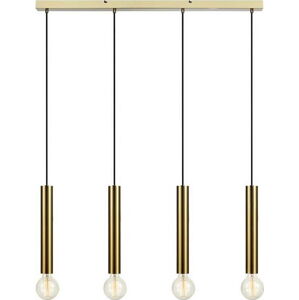 Závěsné stropní svítidlo ve zlaté barvě Markslöjd Sencillo, délka 107,5 cm