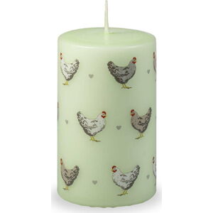 Zelená velikonoční svíčka Unipar Cute Hens, doba hoření 40 h