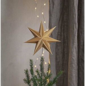 Světelná špička na vánoční stromek ve zlaté barvě Isa - Star Trading