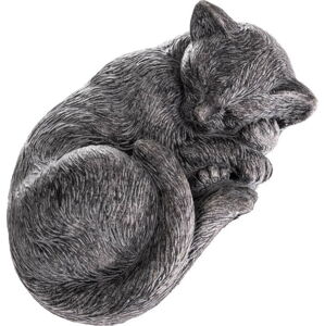 Šedá dekorace Dakls Sleeping Kitten