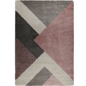 Růžovo-šedý koberec Flair Rugs Zula, 160 x 230 cm