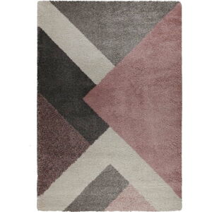 Růžovo-šedý koberec Flair Rugs Zula, 120 x 170 cm