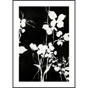 Obraz 50x70 cm Silhouet Leaves – Malerifabrikken