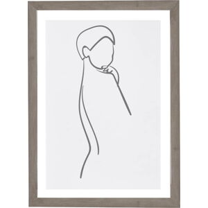 Nástěnný obraz v rámu Surdic Woman Body, 30 x 40 cm