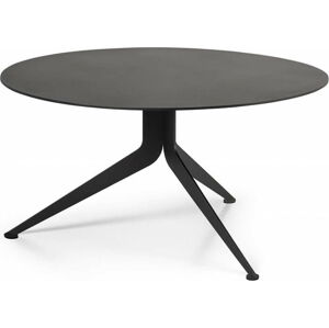 Černý kovový kulatý konferenční stolek ø 78 cm Daley – Spinder Design