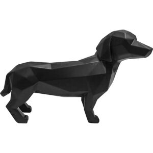 Černá dekorace PT LIVING Origami Dog