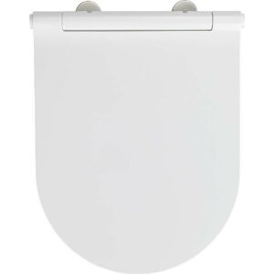 Bílé WC sedátko Wenko Nuoro White, 45,2 x 36,2 cm