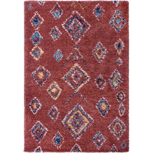 Červený koberec Mint Rugs Phoenix, 80 x 150 cm