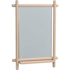 Zrcadlo s dřevěným rámem 52x12 cm Milford - Rowico