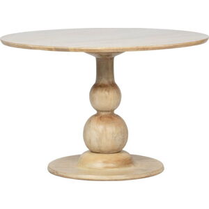 Kulatý jídelní stůl z mangového dřeva BePureHome Blanco, ⌀ 120 cm