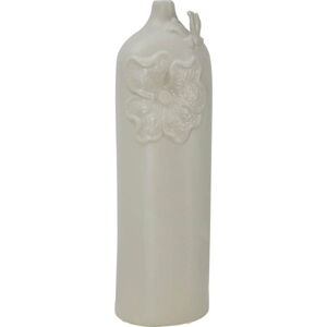 Béžová porcelánová váza Mauro Ferretti Fleur, výška 47,5 cm