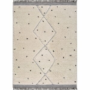 Béžový koberec Universal Horizon Dots, 128 x 190 cm