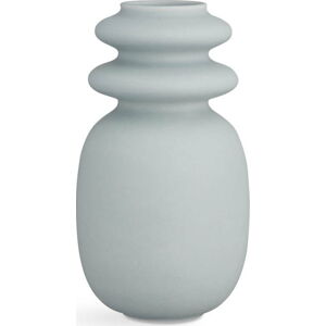 Modrošedá keramická váza Kähler Design Kontur, výška 29 cm