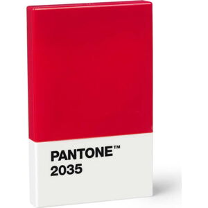 Červené pouzdro na vizitky Pantone