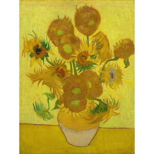 Obraz - reprodukce 30x40 cm Sunflowers, Vincent van Gogh – Fedkolor