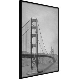 Plakát v rámu Artgeist Bridge in San Francisco II, 40 x 60 cm