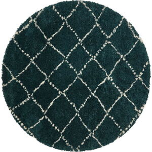Smaragdově zelený koberec Think Rugs Royal Nomadic, ø 160 cm
