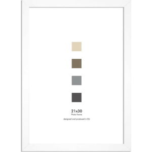 Bílý nástěnný rámeček Styler Ramka Japan AF, 21 x 30 cm