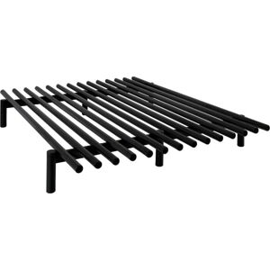 Černý rám postele z borovicového dřeva Karup Design Pace Black, 160 x 200  cm