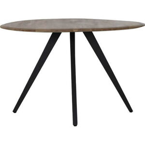 Kulatý jídelní stůl s deskou z akácie v přírodní barvě ø 120 cm Mimoso – Light & Living