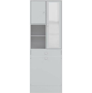 Bílá vysoká koupelnová skříňka 63x181 cm Combi - TemaHome