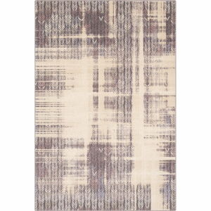 Béžový vlněný koberec 133x180 cm Braids – Agnella