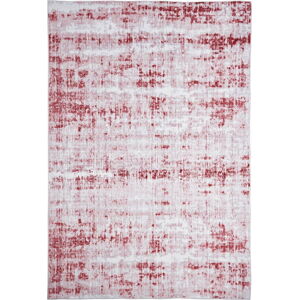 Červeno-šedý koberec Floorita Abstract, 160 x 230 cm